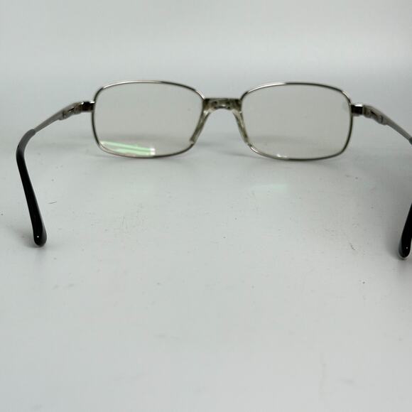 Safilo Elasta Eyeglasses Frame 7162 0DF8 Men Silver Rectangle 54-17-145 h19369 - Picture 3 of 8